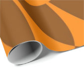 茶色とオレンジはかりで測色 ラッピングペーパー (ロールコーナー)