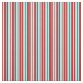 茶色とターコイズ色のパタストライプのーン ファブリック (見本)