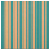 茶色とティール（緑がかった色）の裏地パターン ファブリック (見本)