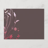 茶色とピンクのカスタマイズ可能なテンプレート ポストカード (正面)