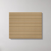 茶色とベージュの背ストライプの景 キャンバスプリント (正面)