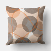 茶色とベージュトーン クッション (裏面)