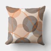 茶色とベージュトーン クッション (正面)