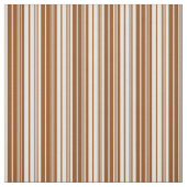 茶色とベージュ色の線 ファブリック (見本)
