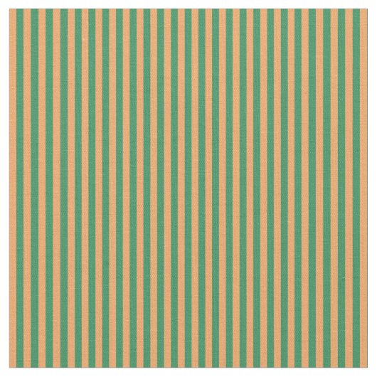 茶色と海緑の色の線 ファブリック (クローズアップ)