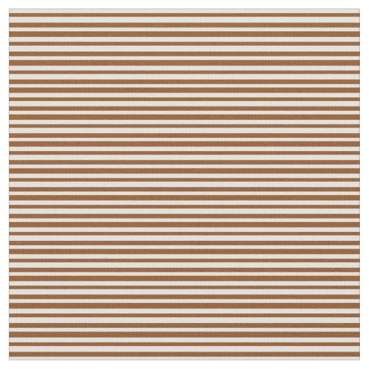 茶色と淡いシアンの線のパターン ファブリック (クローズアップ)