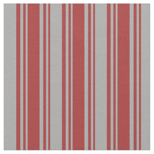 茶色と濃い灰色の色のストライプ ファブリック (クローズアップ)