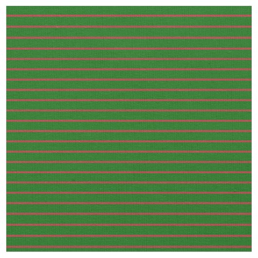 茶色と濃い緑の色の線パターン ファブリック (クローズアップ)