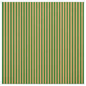 茶色と濃い緑の色の線パターン ファブリック (見本)
