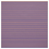 茶色と濃い青の色の線のパターン ファブリック (見本)