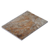 茶色と灰色のコンクリート枠 ノートブック (左側)