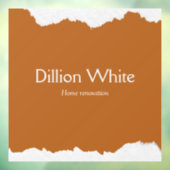 茶色と灰色のテクスチャー印刷 ウィンドウサイン (シート3)