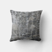 茶色と灰色のパネル クッション (裏面)