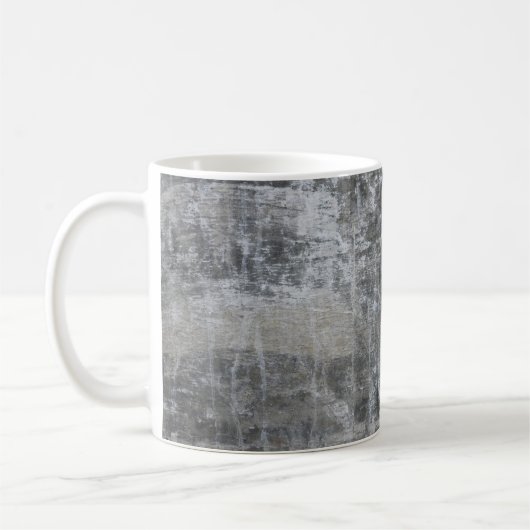 茶色と灰色のパネル コーヒーマグカップ (左)