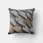 茶色と灰色のレンガ クッション (裏面)