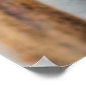 茶色と灰色の木の幹 ポスター (角)