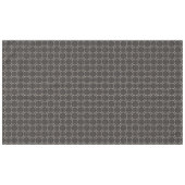 茶色と灰色の織り模様 テーブルクロス (正面(横))