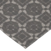 茶色と灰色の織り模様 テーブルクロス (アングル)