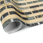 茶色と白のコンクリート建物 ラッピングペーパー (ロールコーナー)