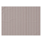 茶色と白のストライプ テーブルクロス (正面(横))