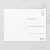 茶色と白のハバナの子犬はがき ポストカード (裏面)