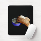 茶色と白のモルモット二頭。 マウスパッド (マウス)