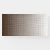 茶色と白の一連のストライプが 横断幕 (横)