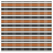 茶色と白の格子縞 ファブリック (クローズアップ)