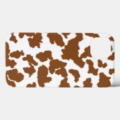 茶色と白の牛の毛の隠れパターン Case-Mate iPhoneケース (裏面 (横))