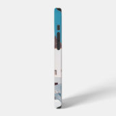 茶色と白の風車 iPhoneケース (左側面)