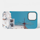 茶色と白の風車 iPhoneケース (裏面横)