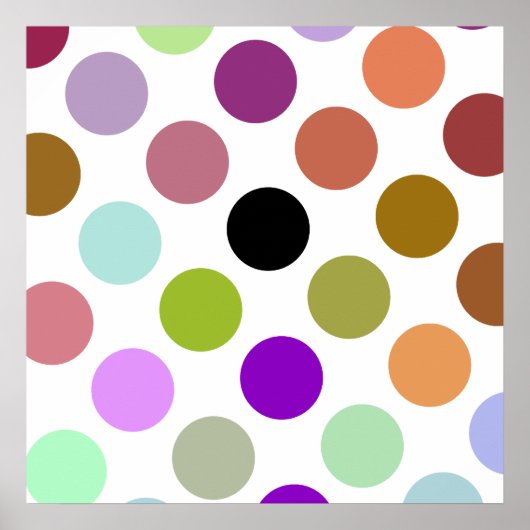 茶色と緑のドカラフルット ポスター (正面)