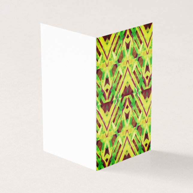 茶色と緑のパターン (外部)