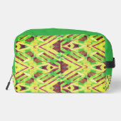 茶色と緑のパターン ドップキット (裏面)