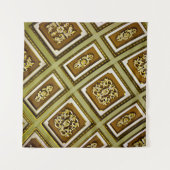 茶色と緑の建築用タペストリー タペストリー (正面)