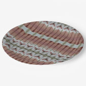 茶色と緑 ペーパープレート (アングル)