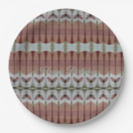 茶色と緑 ペーパープレート
