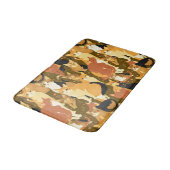 茶色と褐色と錆の猫のコラージュ バスマット (アングル)