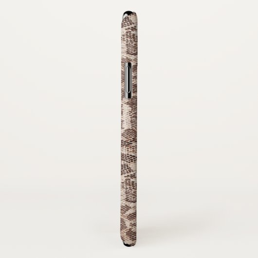 茶色と褐色のヘビの皮 Case-Mate iPhoneケース (裏面/右)