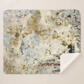 茶色と赤の壁紙 シェルパブランケット (正面(横))