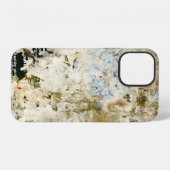 茶色と赤の壁紙 iPhoneケース (裏面横)