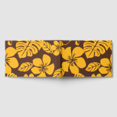 茶色と金ゴールドのピンクビキニ模様 ゲストブック (全面)