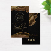 茶色と金ゴールドのagateパッケージの挿入 (デスク)