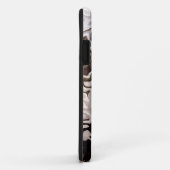 茶色と銀色の灰色のヘビの皮の効果抽象芸術 Case-Mate iPhoneケース (裏面/右)