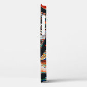 茶色と青の木製ボートの積み重ね Case-Mate iPhoneケース (裏面 / 左)