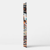 茶色と青の木製ボートの積み重ね Case-Mate iPhoneケース (裏面 / 右)