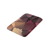 茶色と黄色のモザイク バスマット (アングル)