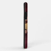 茶色と黄色のモザイク Case-Mate iPhoneケース (裏面/右)