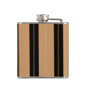 茶色と黒のストライプ フラスク (裏面)