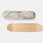 茶色と黒のテクスチャ加工が可能な石 スケートボード (横)